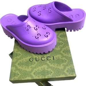 GUCCI PLATFORM SLIDES